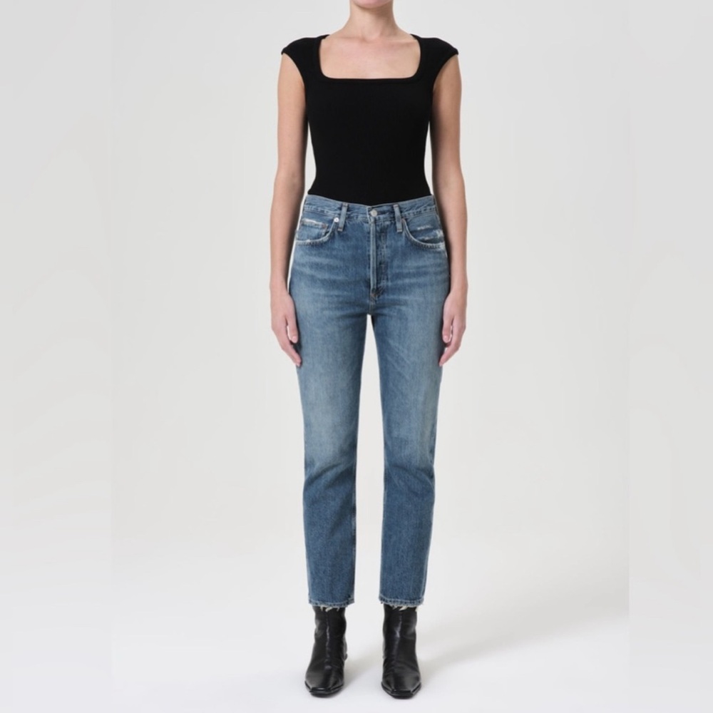 Agolde Riley ankle Jean in Frequency